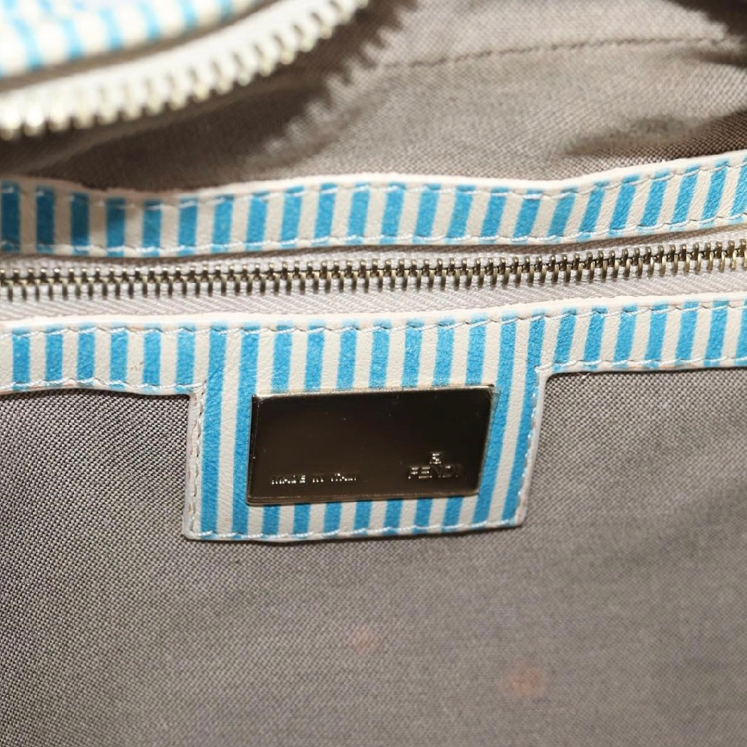 Fendi Denim Perforated Hobo Bag