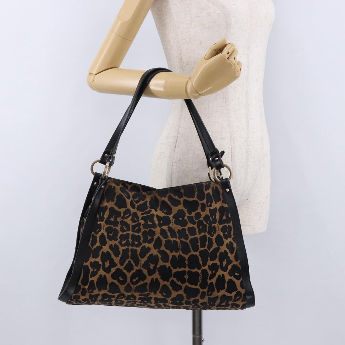 Fendi Leopard Chef Shoulder Bag