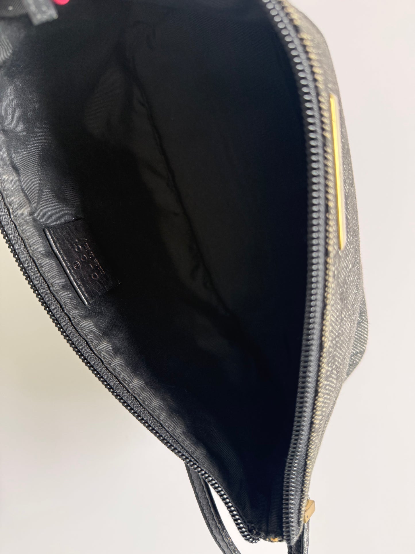 Gucci Black Denim Pochette