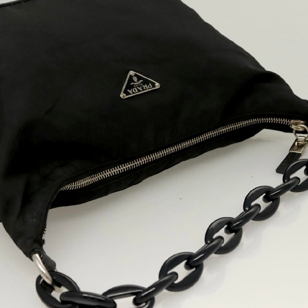 Prada Tessuto Chain Shoulder Bag