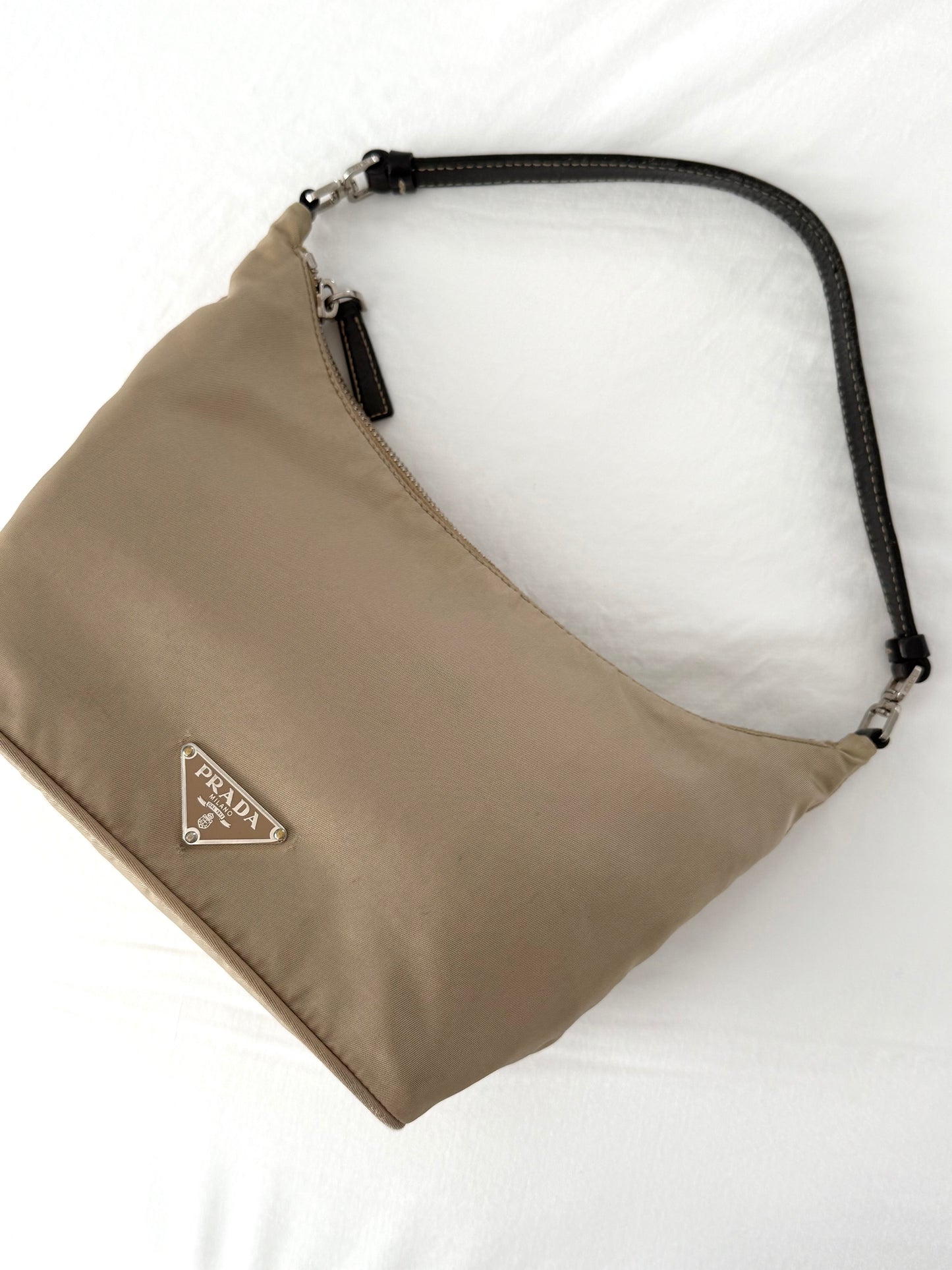 Prada Tessutto Beige Pochette