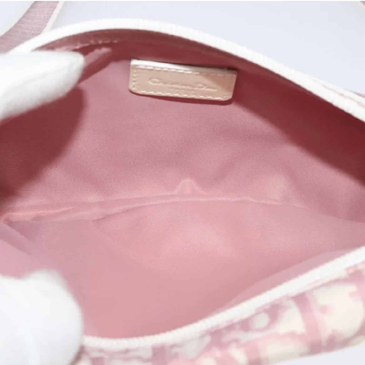 Pink Dior Monogram Bum Bag
