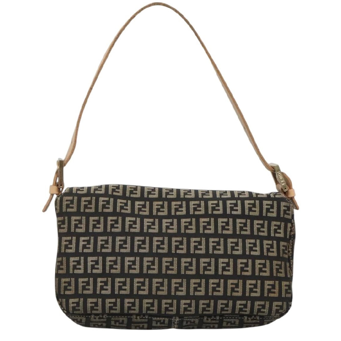 Fendi Zucchino Canvas Mamma Baguette
Shoulder Bag