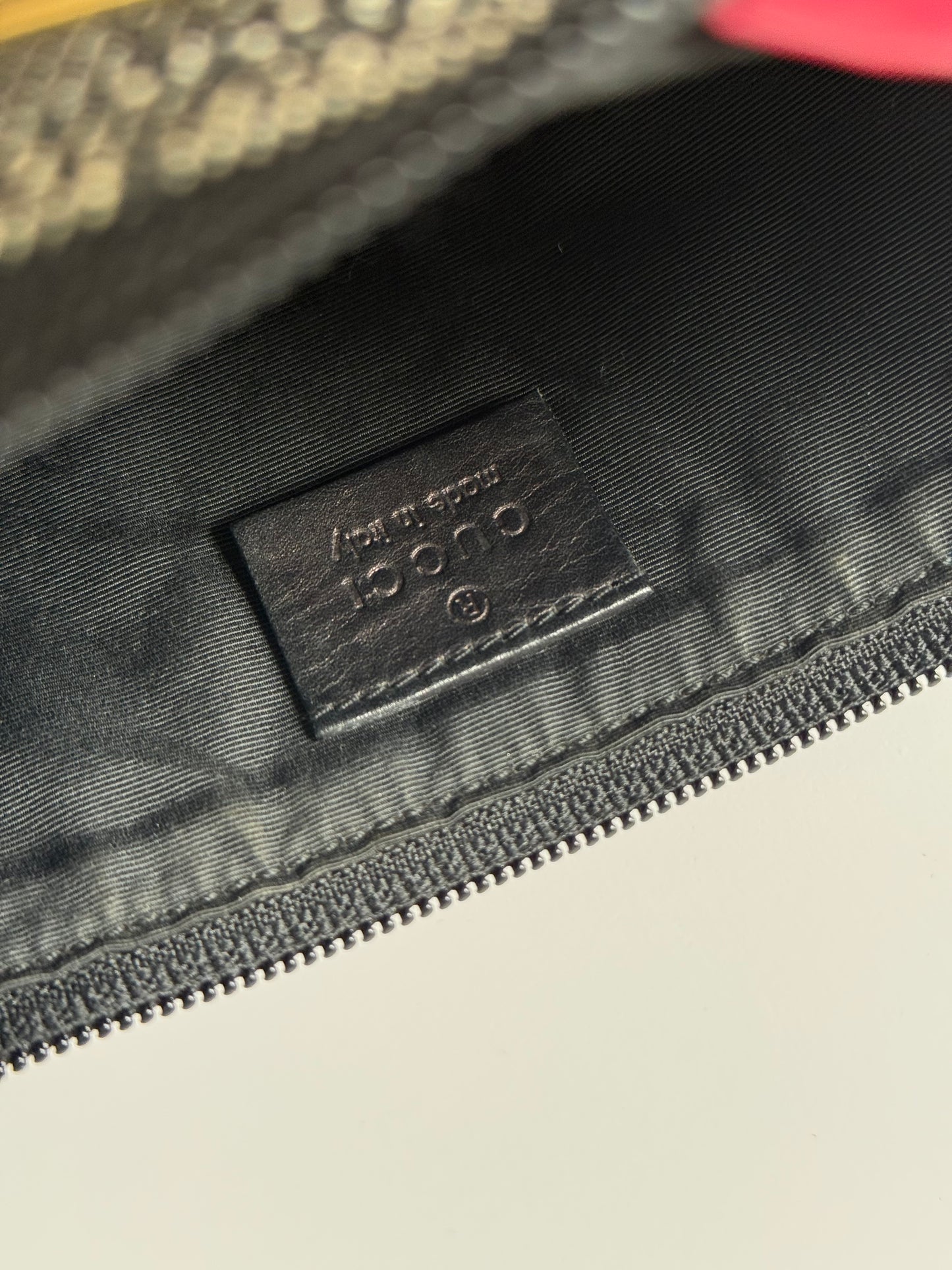 Gucci Black Denim Pochette