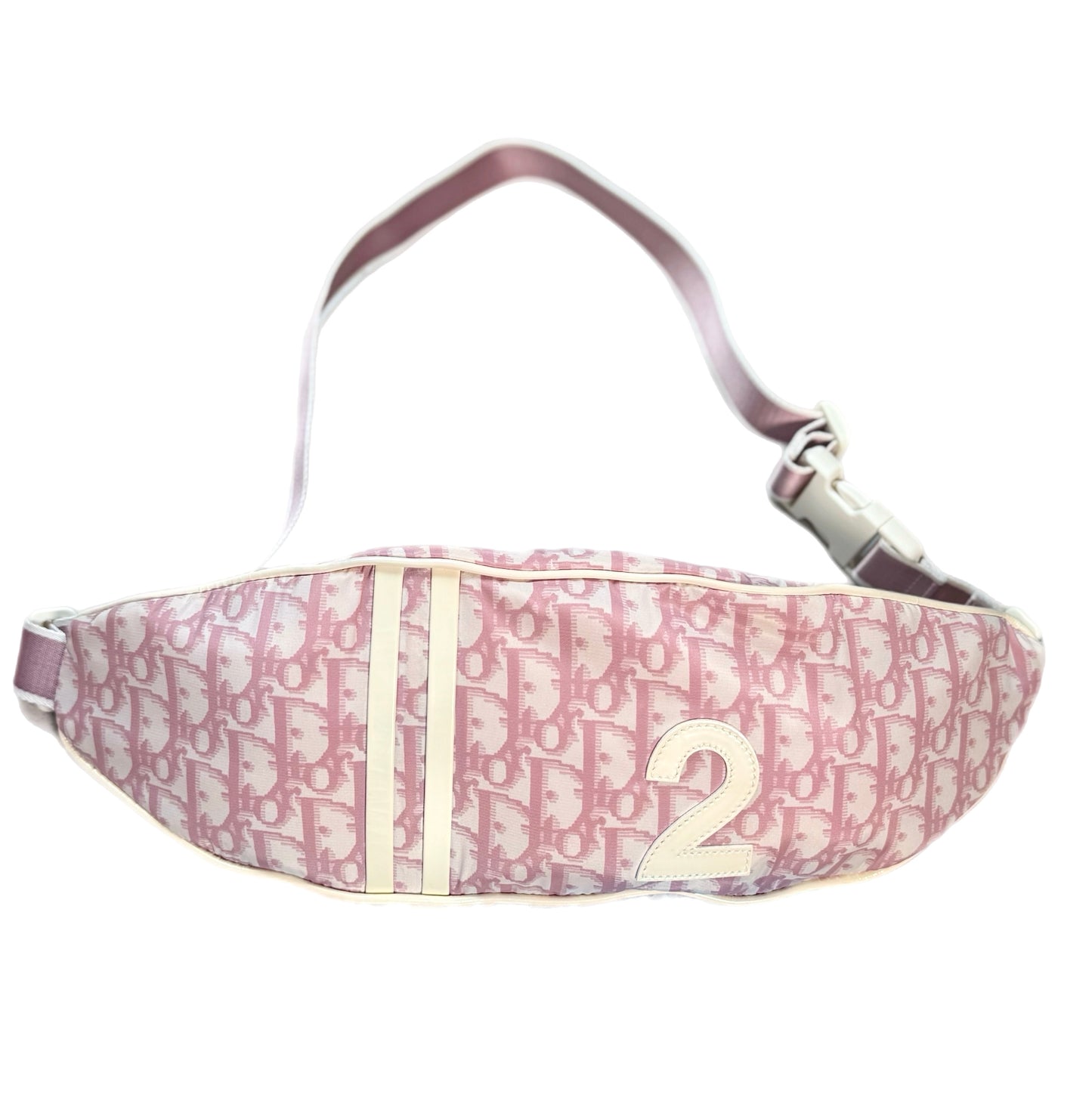 Pink Dior Monogram Bum Bag