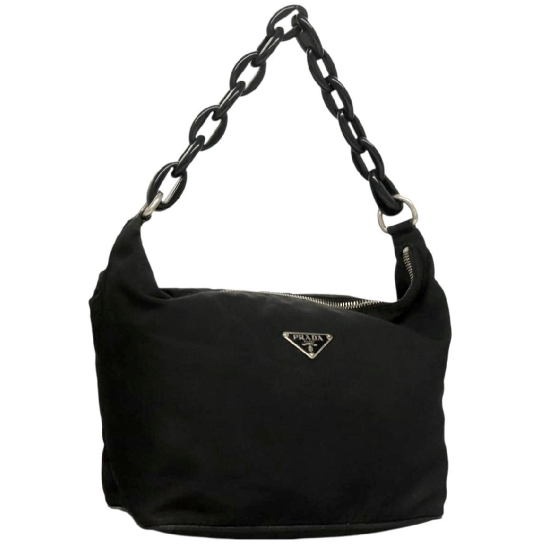 Prada Tessuto Chain Shoulder Bag