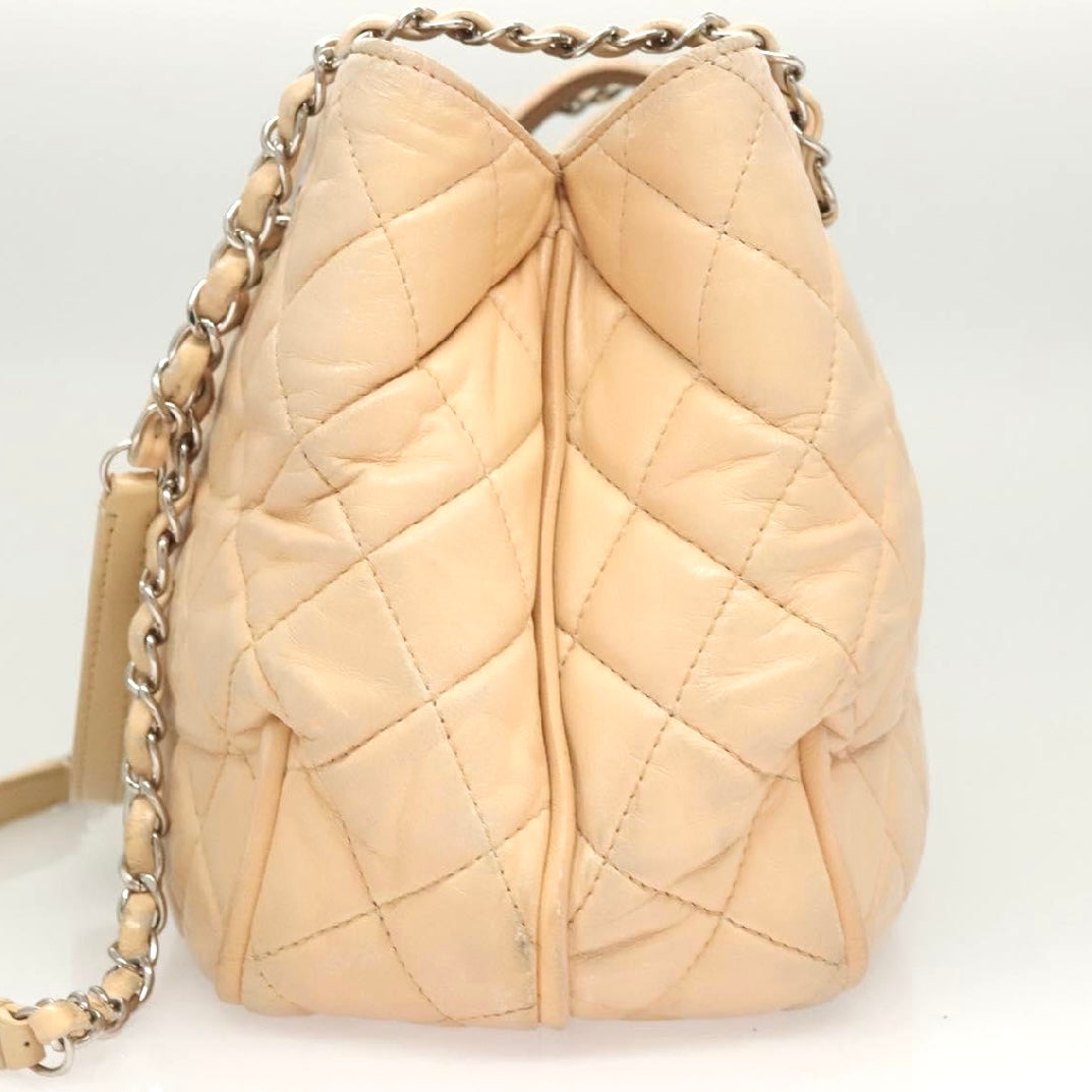 Chanel Quilted Lamb Skin Pagode Bag