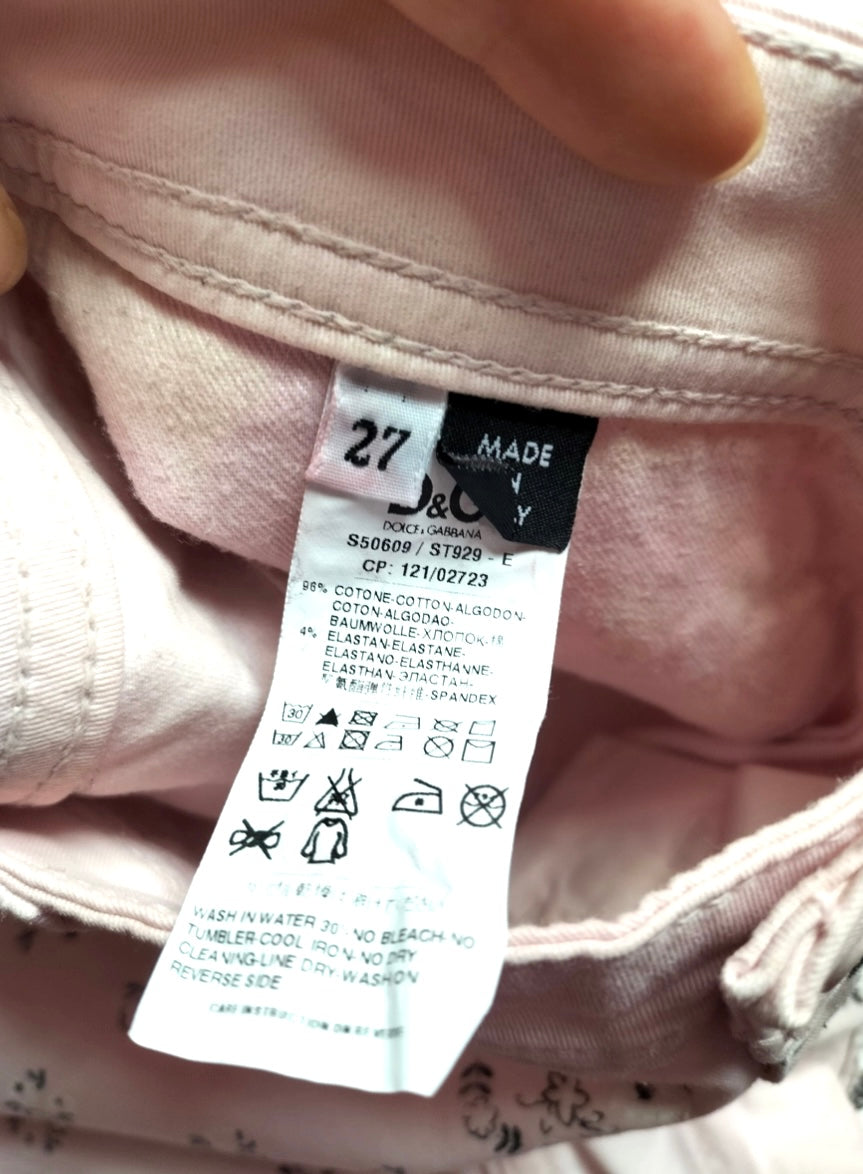 D&G Pink Bandana Print Mini Shorts