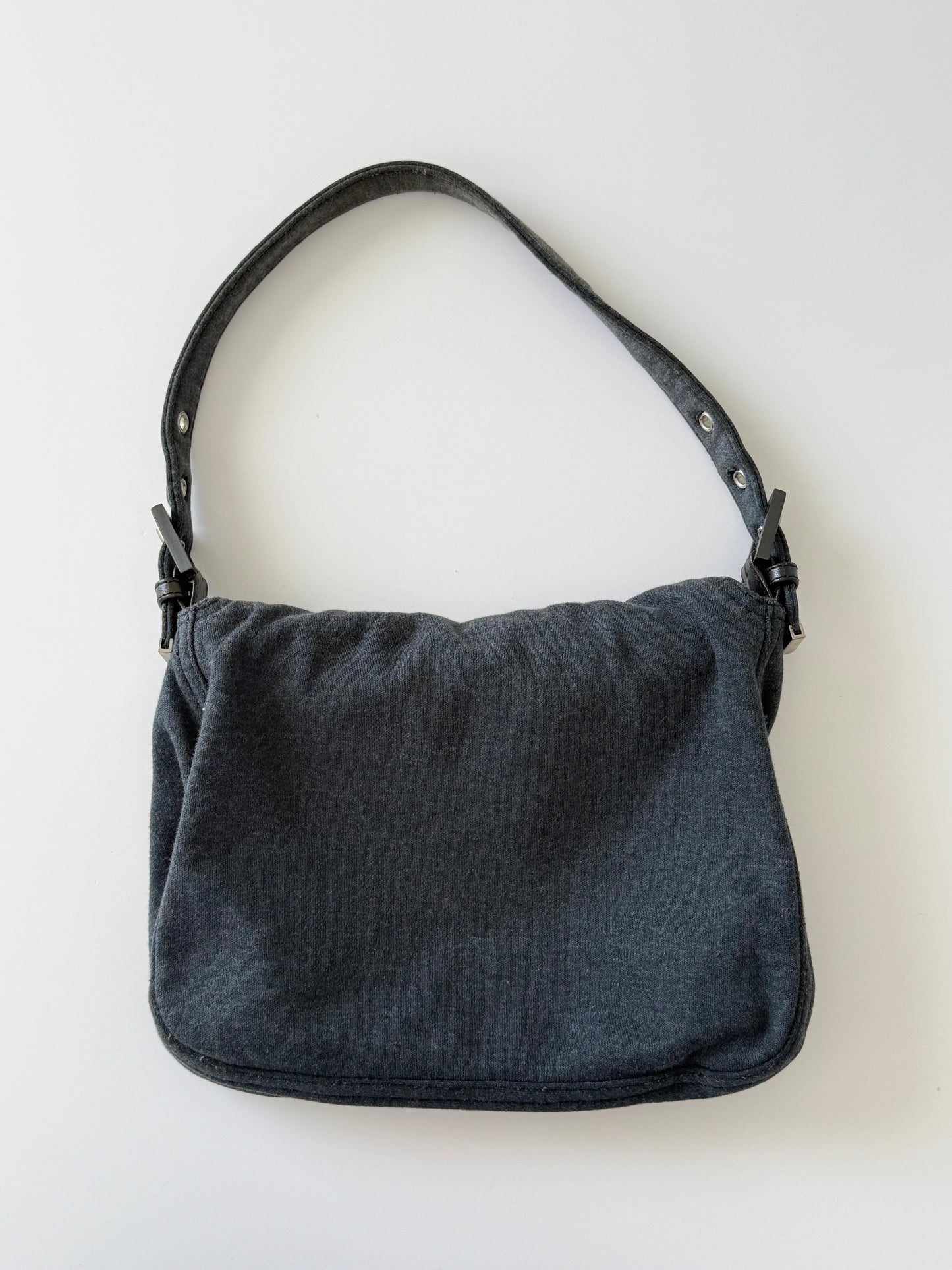 Fendi Mamma Cotton Grey Baguette
