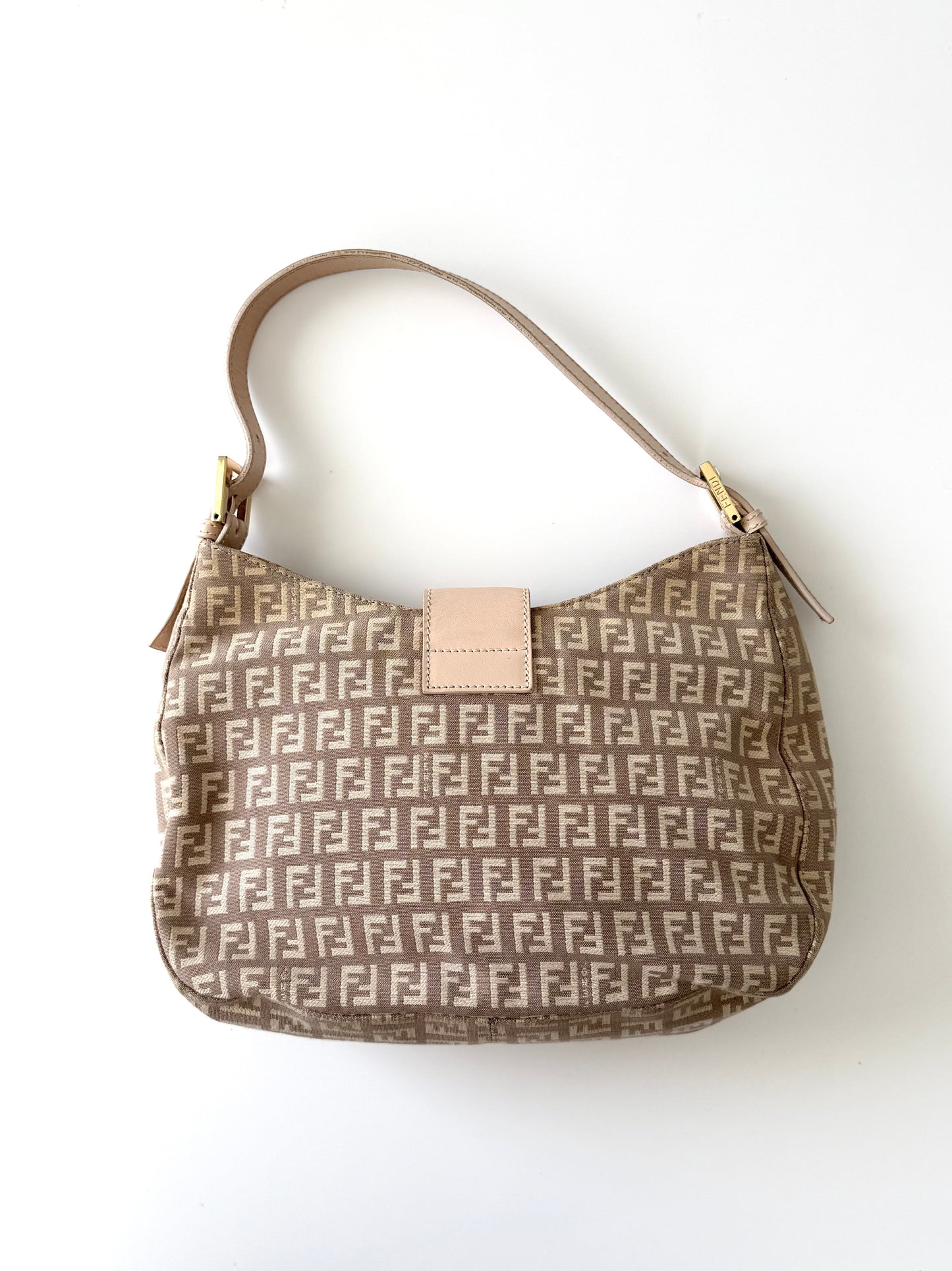 Fendi Pink Mamma Zucchino Hobo