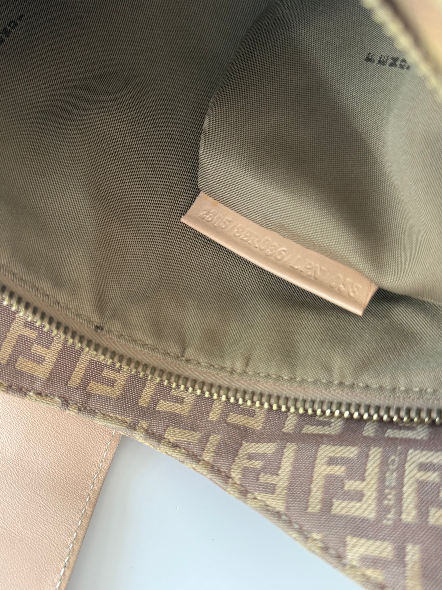 Fendi Pink Mamma Zucchino Hobo