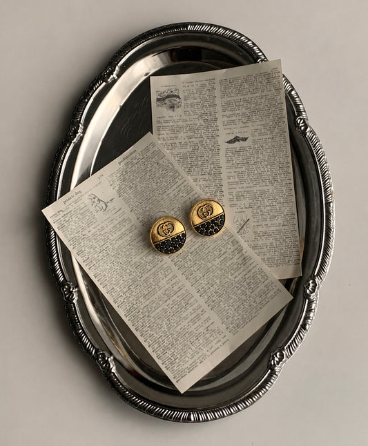 GUCCI BUTTON EARRING