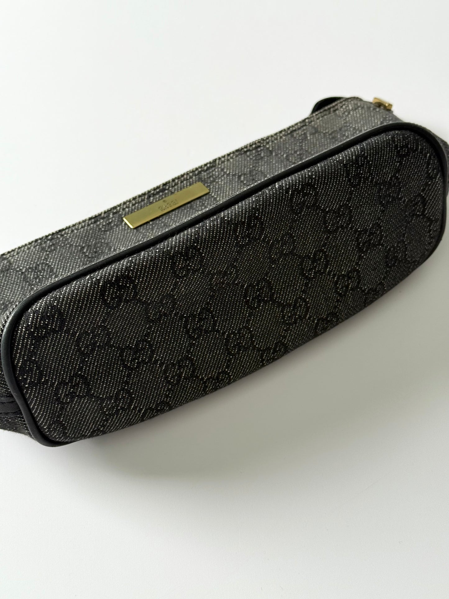 Gucci Black Denim Pochette