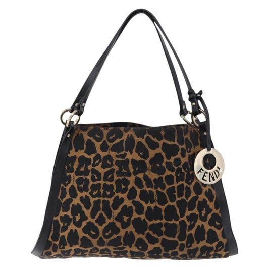 Fendi Leopard Chef Shoulder Bag