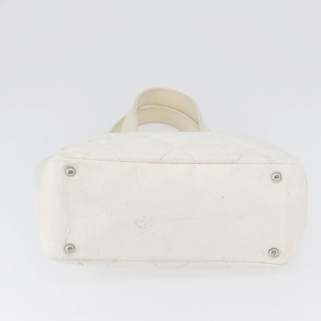 Chanel Paris Biarritz White Quilted Tore Bag
