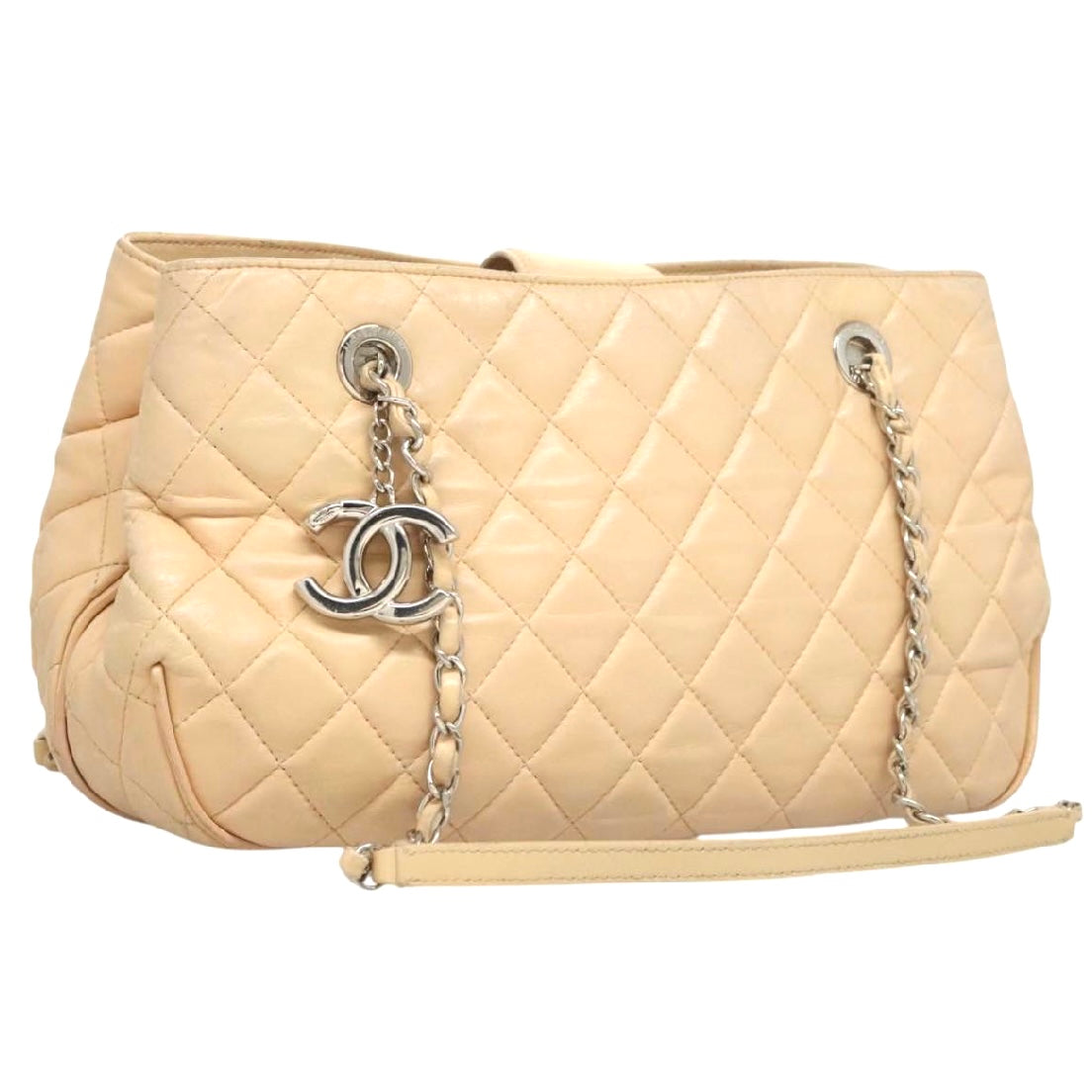 Chanel Quilted Lamb Skin Pagode Bag