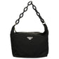 Prada Tessuto Chain Shoulder Bag