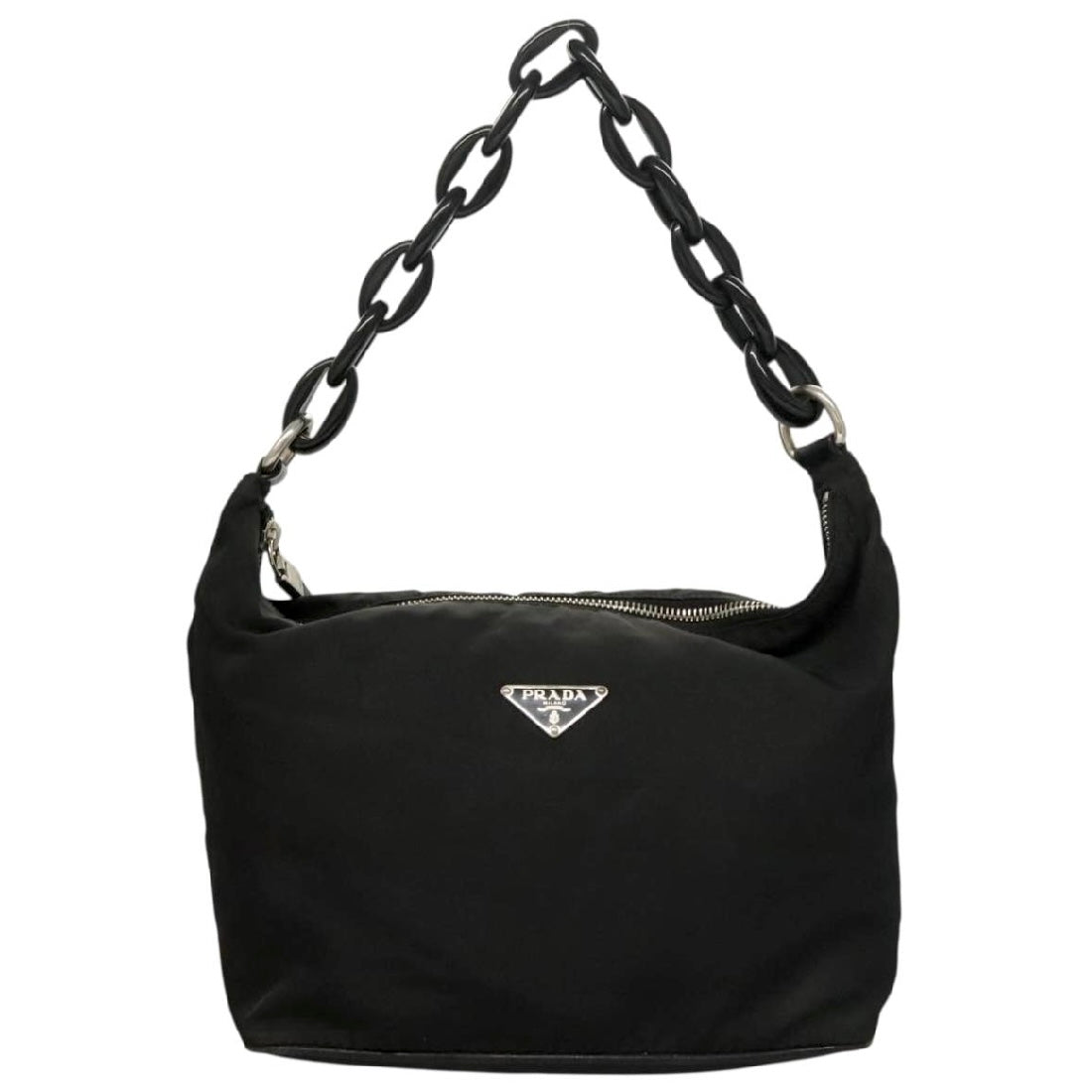 Prada Tessuto Chain Shoulder Bag