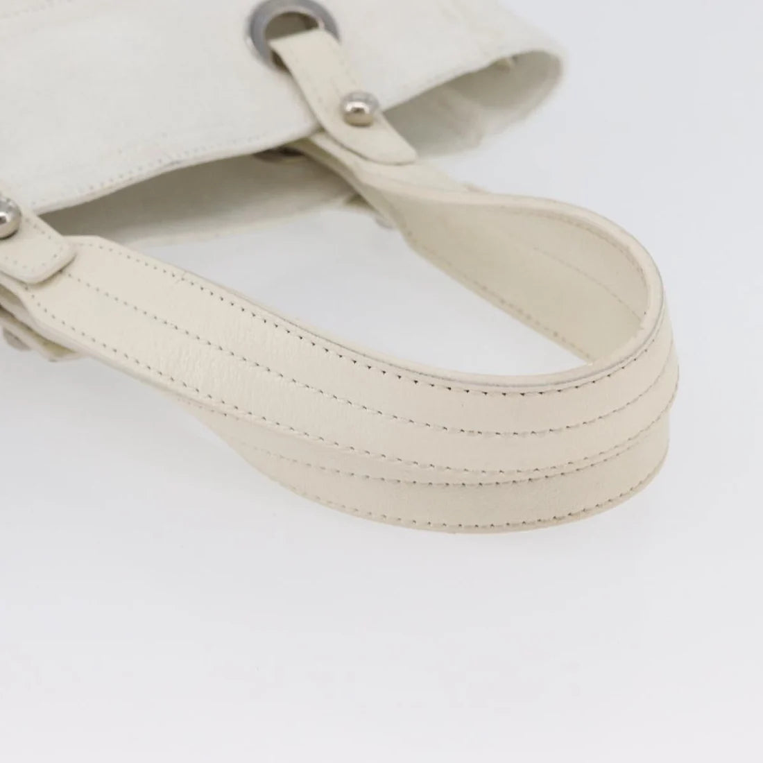 Chanel Paris Biarritz White Quilted Tore Bag