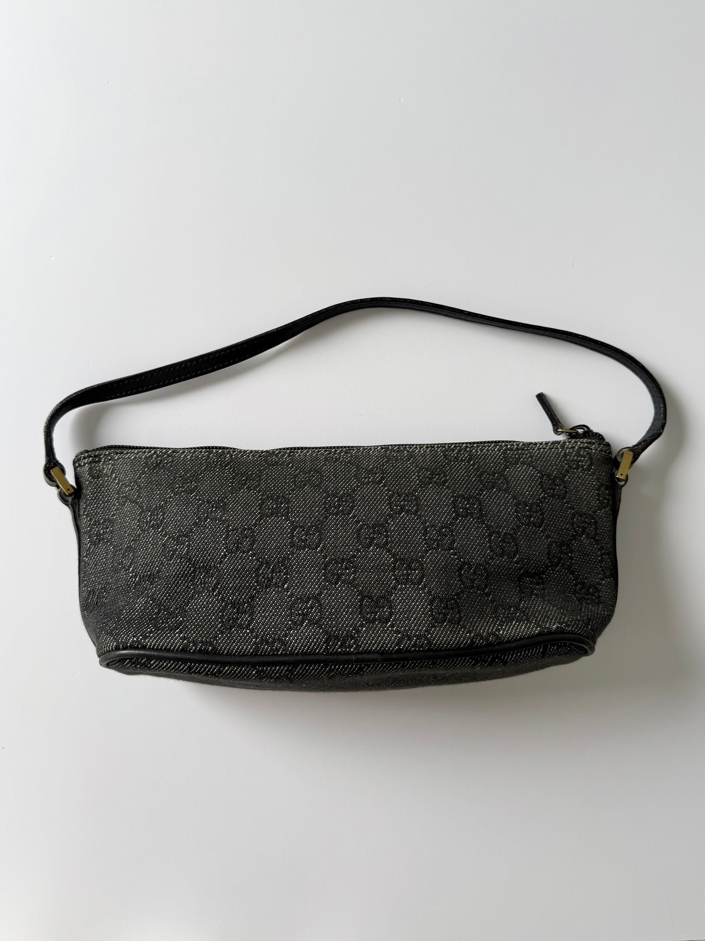 Gucci Black Denim Pochette