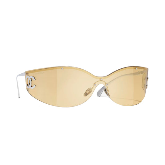 Chanel Rimless Shield Sunglasses