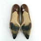 Chanel Python Vintage Kitten Heels