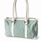 Gucci Turquoise Iridescent Monogram Bag