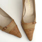 Chanel Python Vintage Kitten Heels