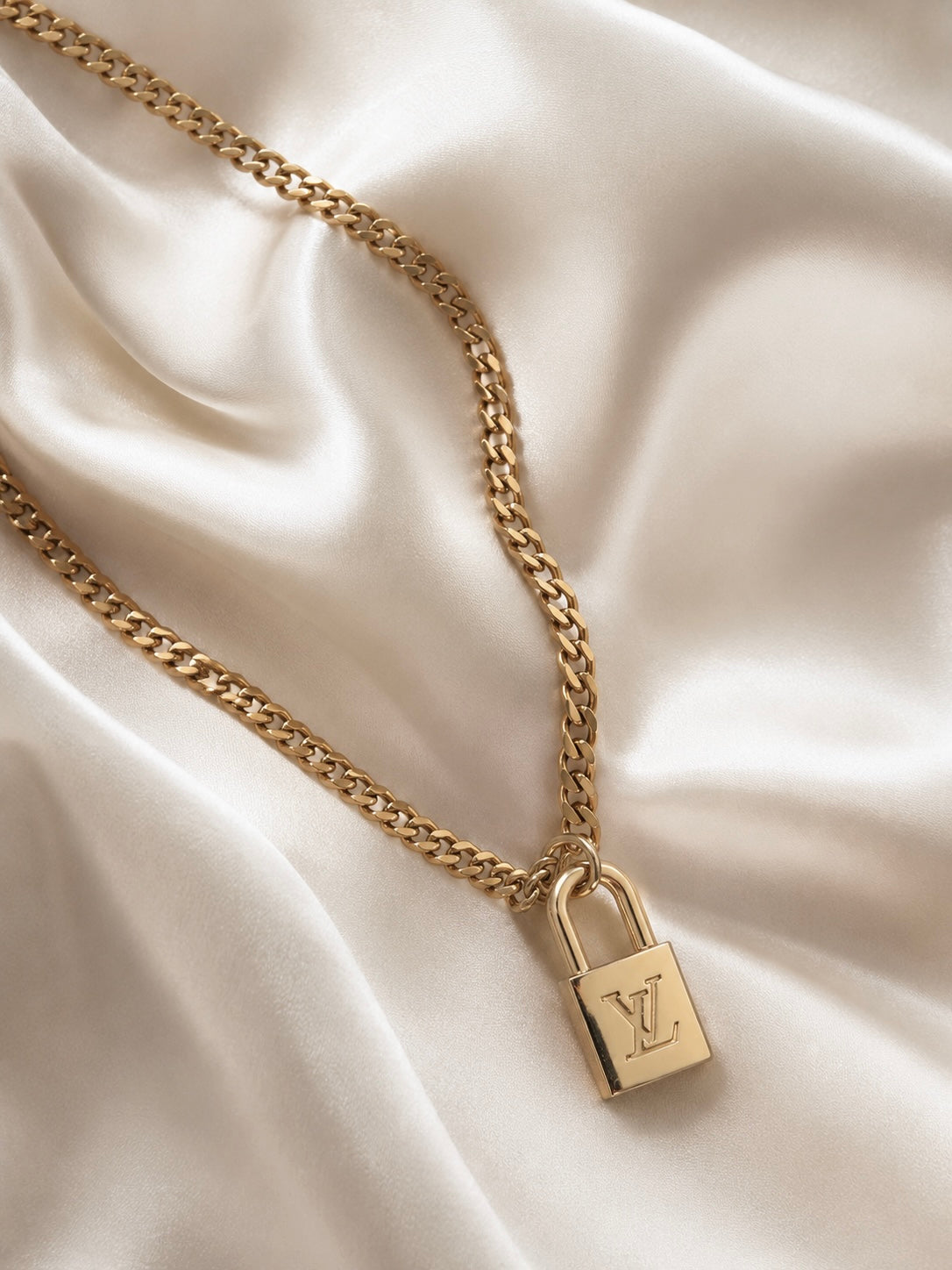 LV CUBAN LOCK NECKLACE