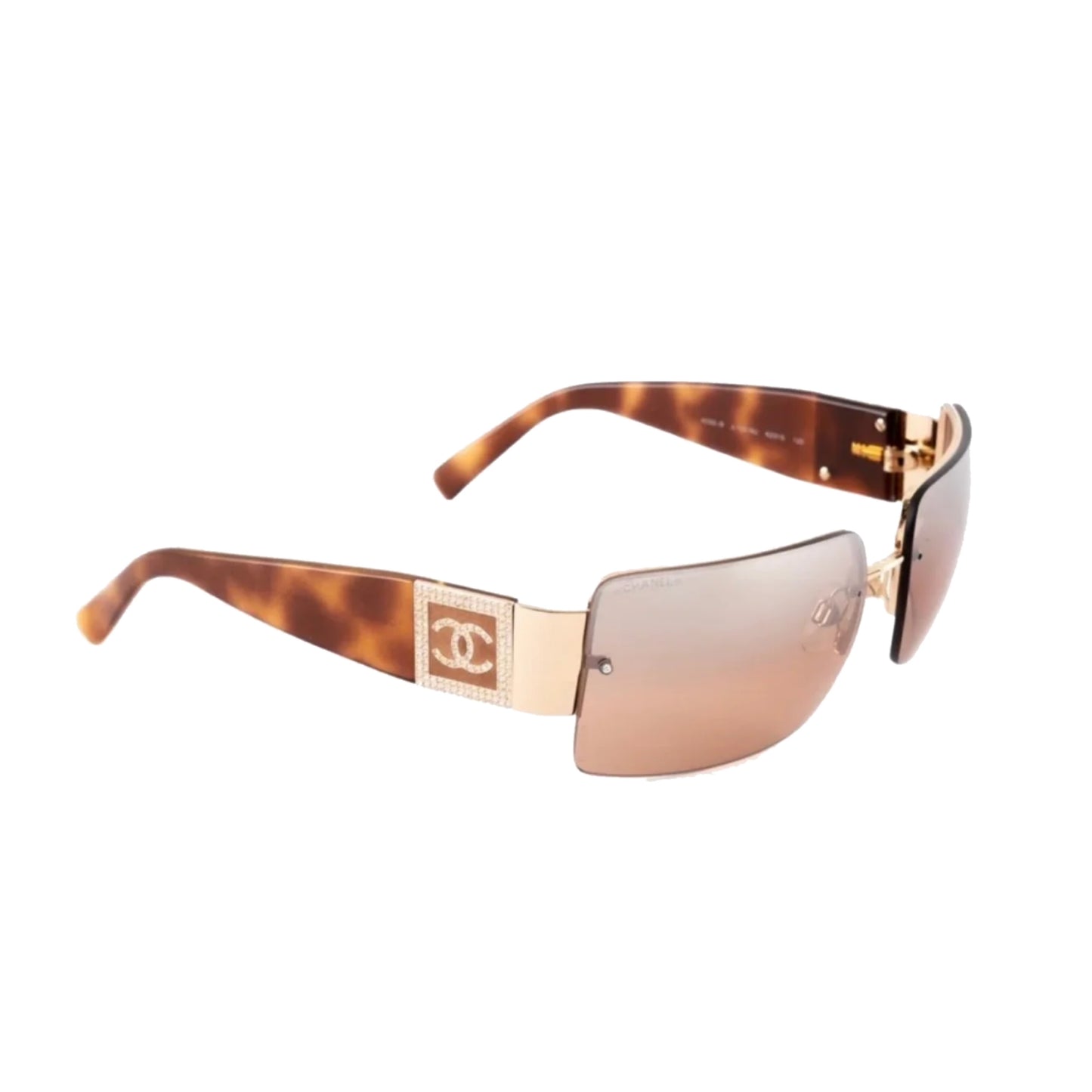 Chanel Tortoise Diamante Sunglasses
