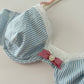 D&G Lace Pinstripe Bralette