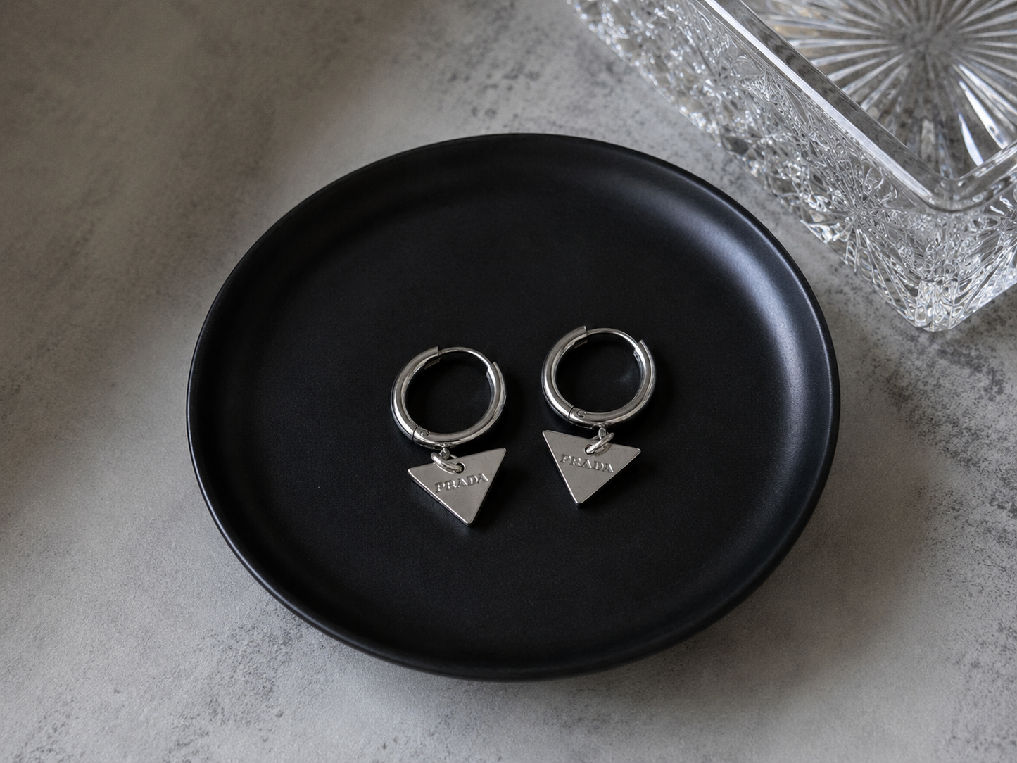 MINI PRADA EARRINGS