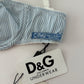 D&G Lace Pinstripe Bralette