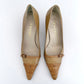Chanel Python Vintage Kitten Heels