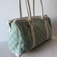Gucci Turquoise Iridescent Monogram Bag
