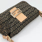 Fendi Zucchino Canvas Mamma Baguette
Shoulder Bag