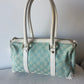 Gucci Turquoise Iridescent Monogram Bag