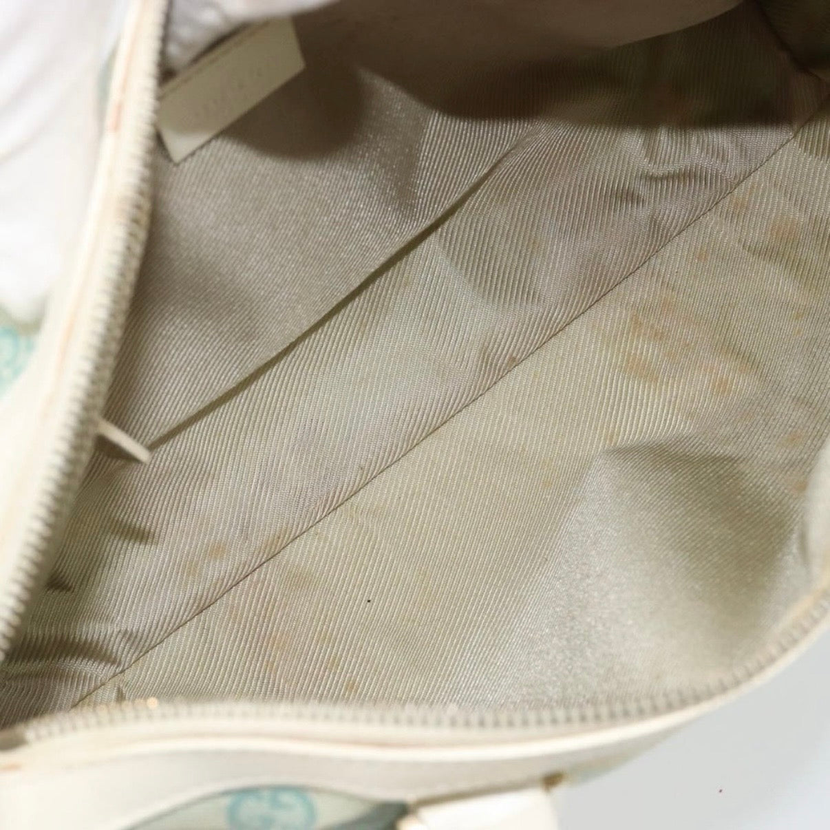 Gucci Turquoise Iridescent Monogram Bag