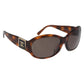 Chanel CC Tortoiseshell Coco mark Sunglasses