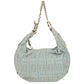 Fendi Denim Perforated Hobo Bag