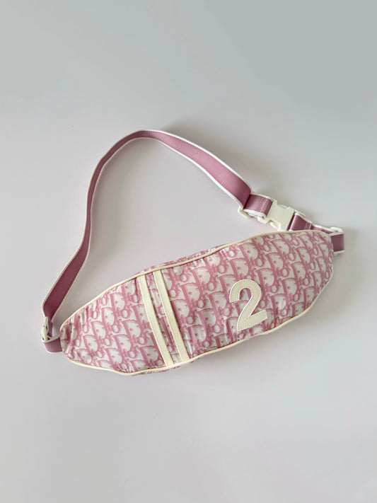 Pink Dior Monogram Bum Bag