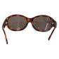 Chanel CC Tortoiseshell Coco mark Sunglasses