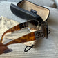 Chanel Tortoise Diamante Sunglasses