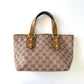 Gucci Pink GG Canvas Tote