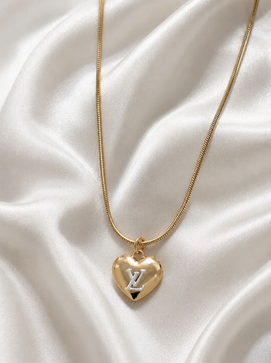 LV HEART NECKLACE